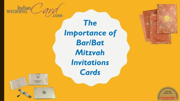 The Importance of Bar/Bat Mitzvah Invitations Cards
