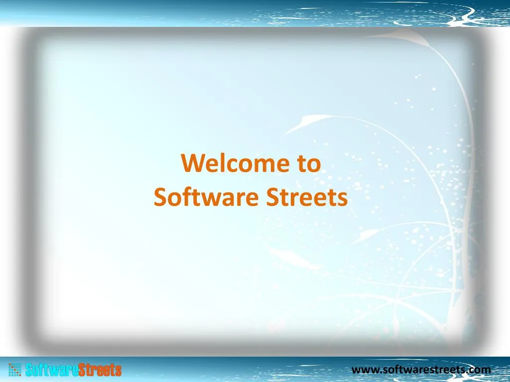 welcome to software streets