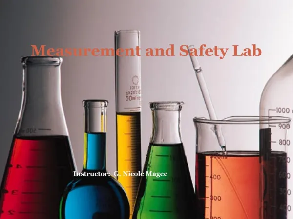 Measurement and Safety Lab