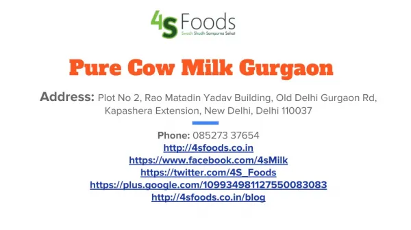 Organic Milk In Delhi