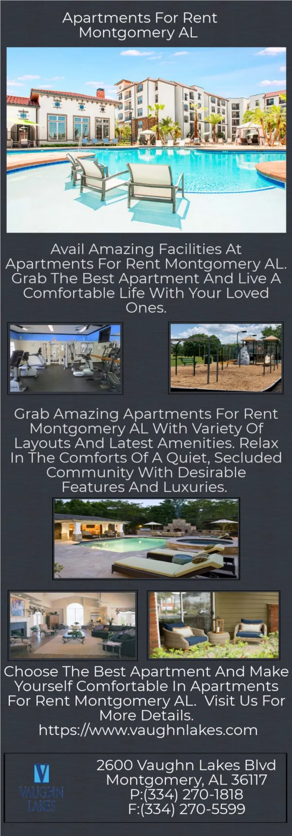 Apartments For Rent Montgomery AL Are Available