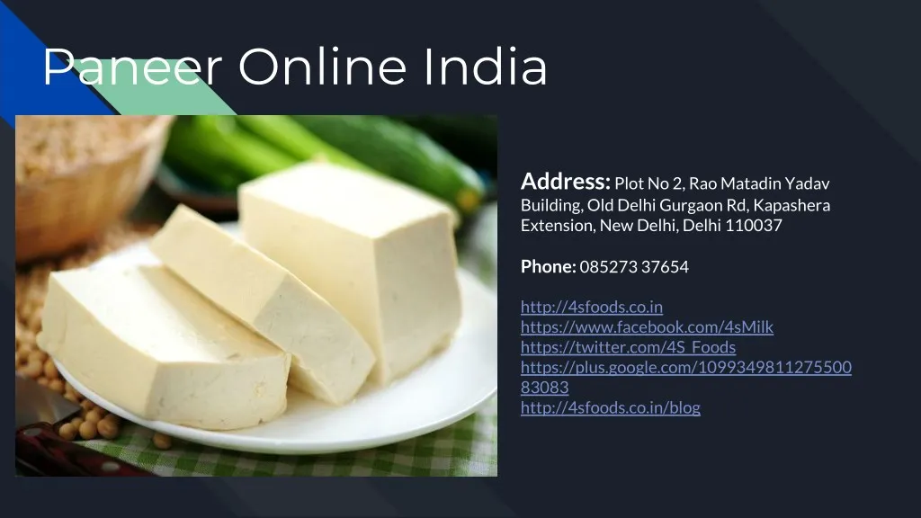 paneer online india