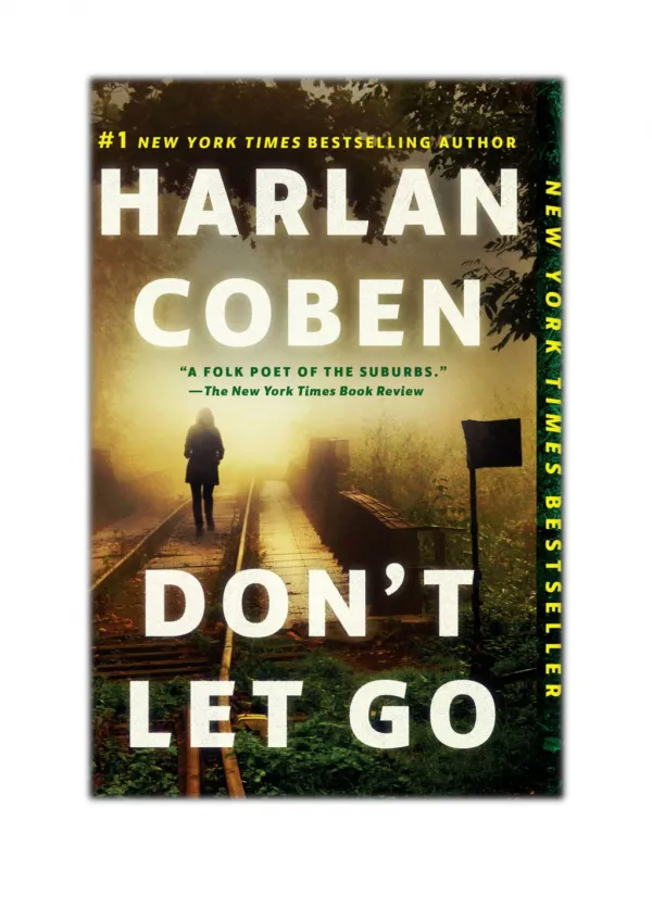 [PDF] Free Download Don't Let Go By Harlan Coben