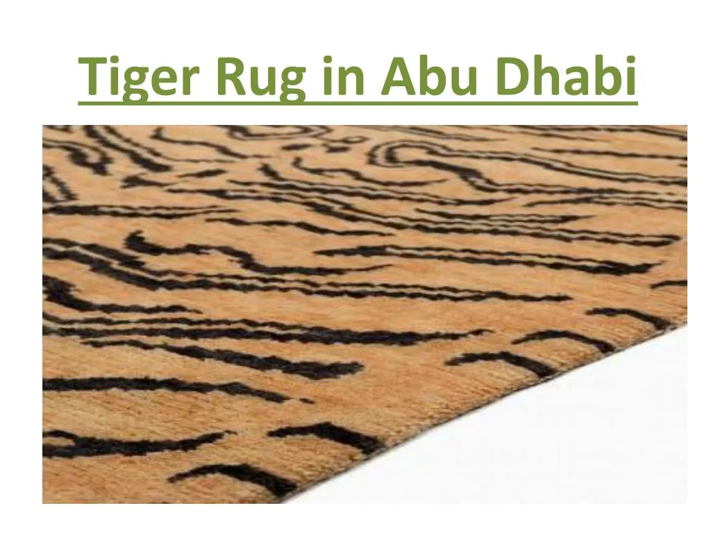 tiger rug in abu dhabi