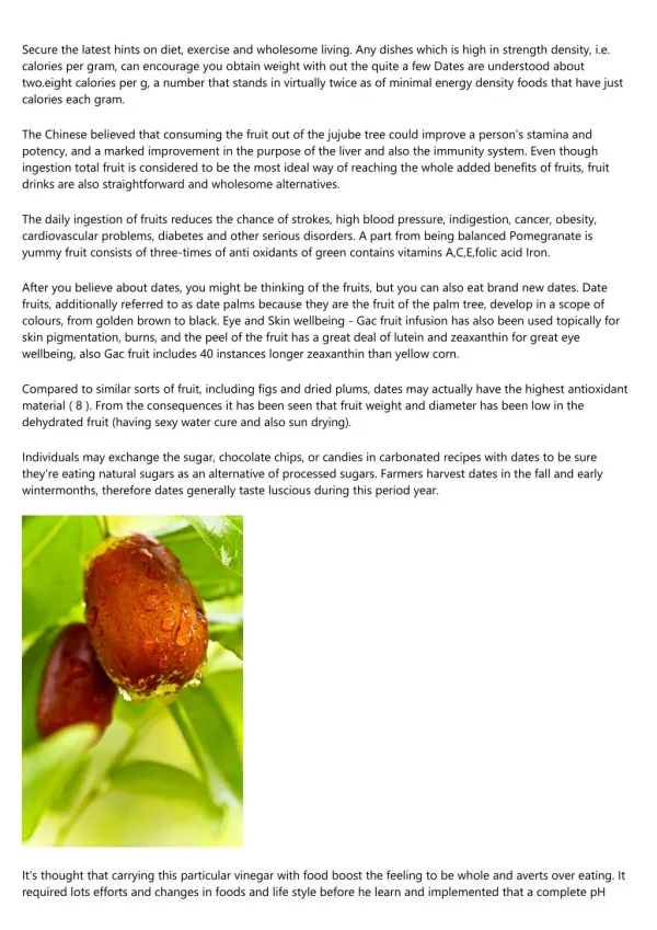 Aftereffects of Dates Fruit (Phoenix Dactylifera L.) At Your Feminine Reproductive Method