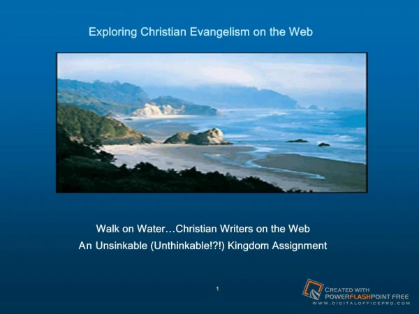 Exploring Christian Evangelism on the Web