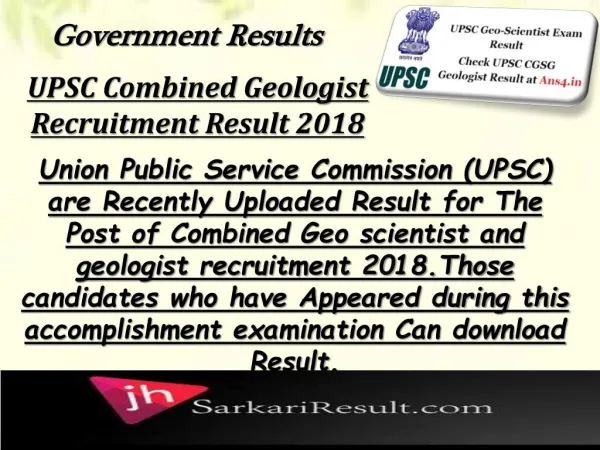 government results