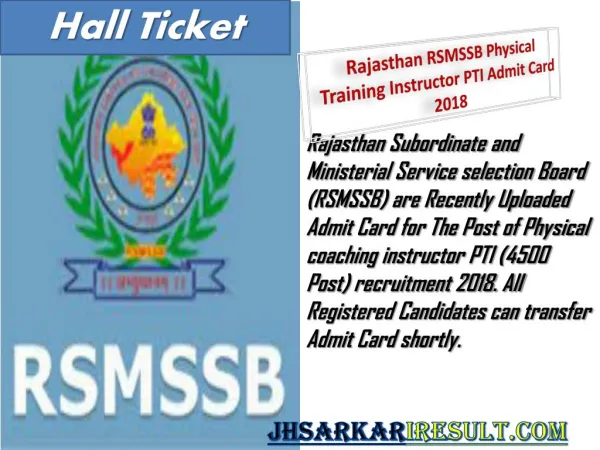 hall ticket