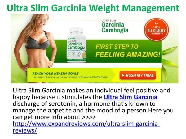 Ultra Slim Garcinia Cambogia Weight Loss Pills Before Try Read It Here