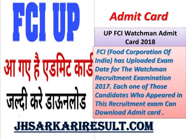 admit card