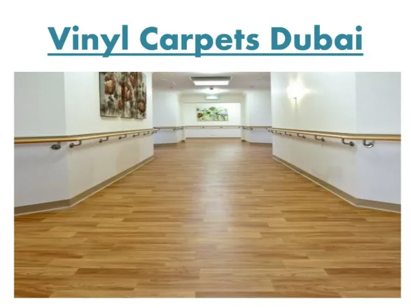 Vinyl Carpets Flooring in Abu Dhabi