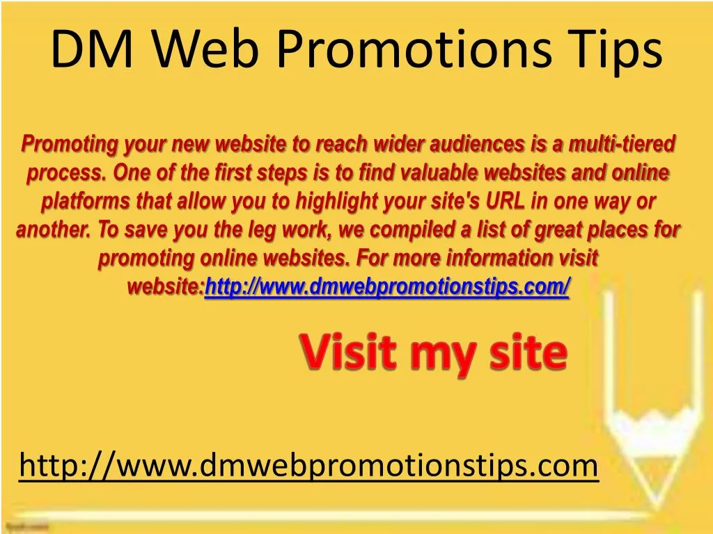 promoting your new website to reach wider