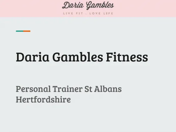 St Albans Personal Training