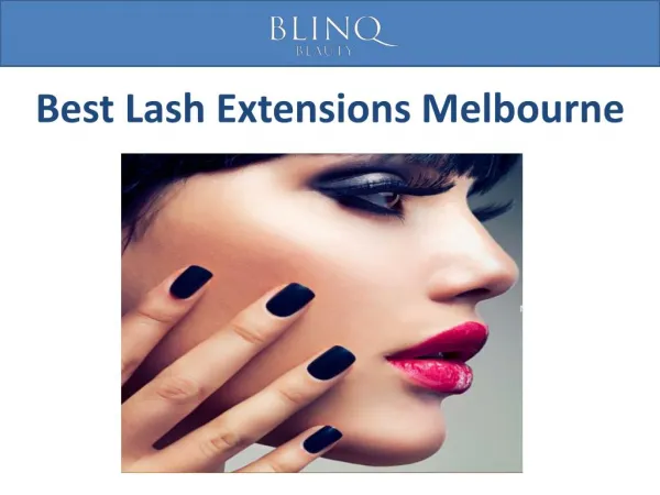 Best Lash Extensions Melbourne