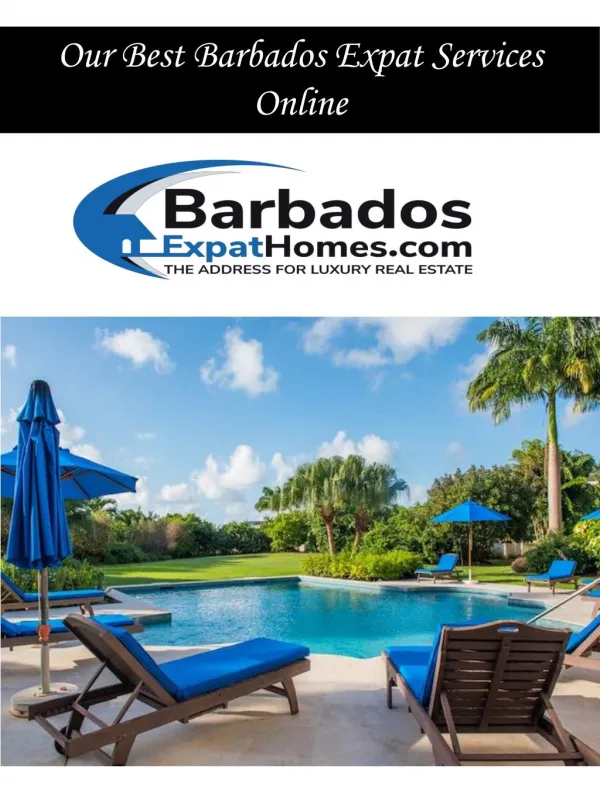 Our Best Barbados Expat Services Online