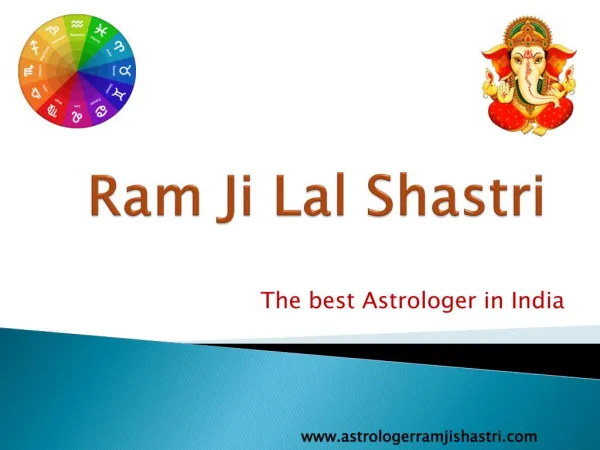 Astrologer Ram Ji Lal Shastri - Vashikaran Specialist Astrologer in Shimla