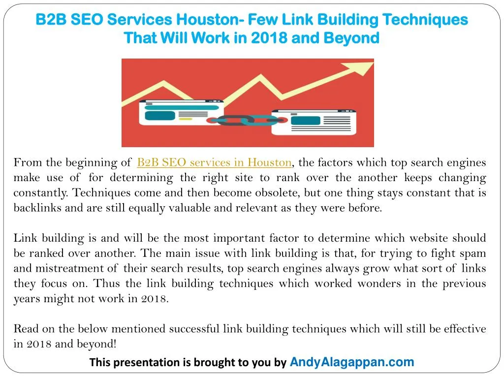 b2b seo services houston few link building techniques that will work in 2018 and beyond