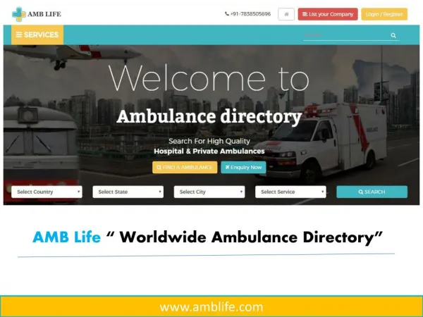 Ground Ambulance Services in Delhi - AMB Life