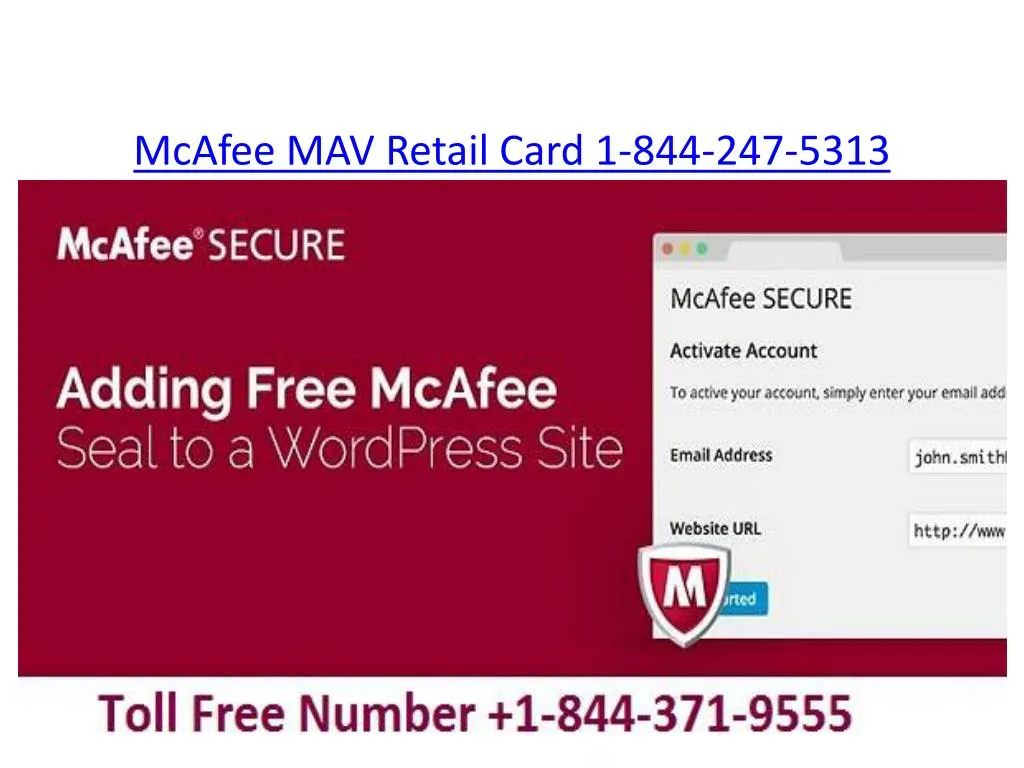 mcafee mav retail card 1 844 247 5313