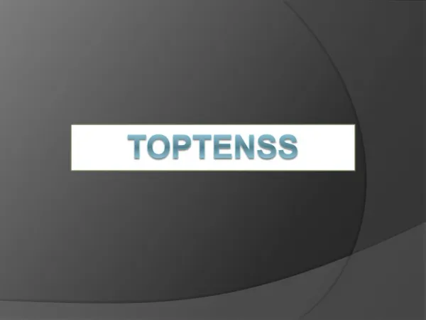 Toptenss Digital Marketing News Helath