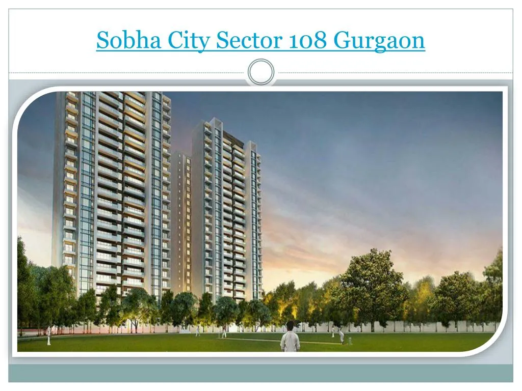 sobha city sector 108 gurgaon