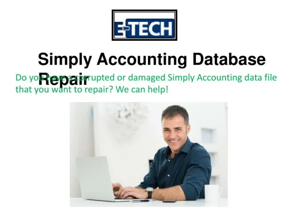Simply Accounting to Quickbooks - Etech CA
