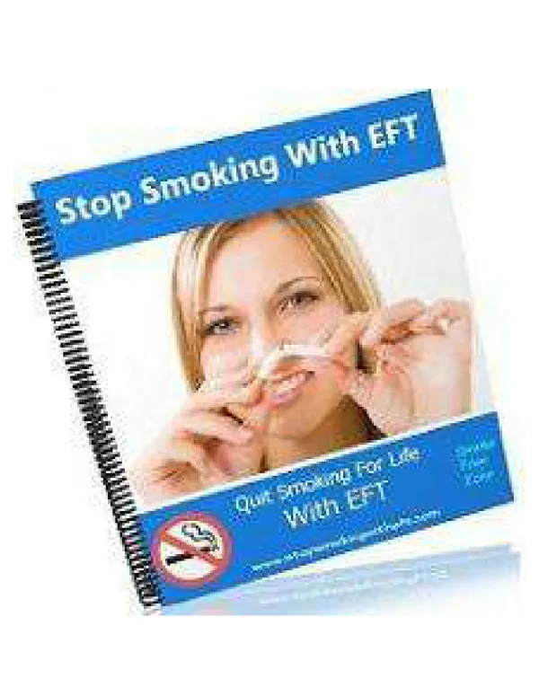 Saving Your Self With EFT Therapy, How to Quit Smoking PDF EBook