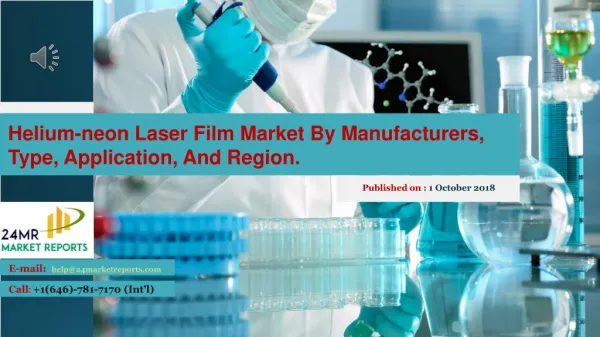 Helium-neon Laser Film Market Professional Survey Report 2018