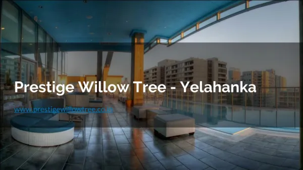 Prestige Willow Tree Farmhouses For Sale In Yelahanka