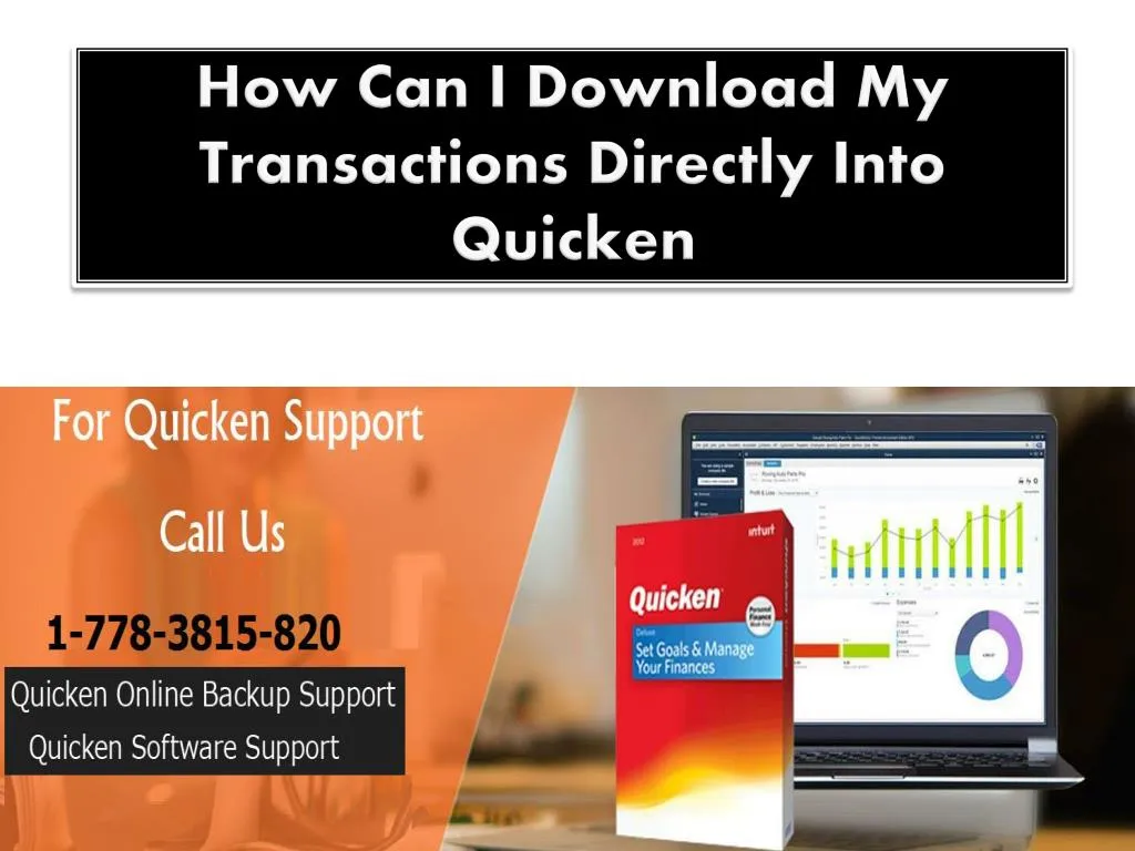 how can i download my transactions directly into quicken