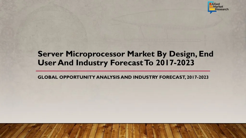 server microprocessor market by design end user