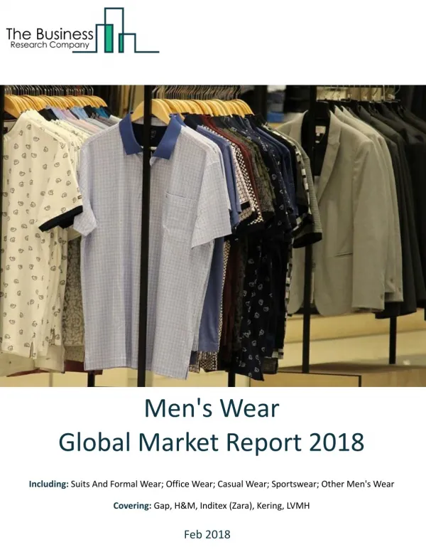 Men's Wear Global Market Report 2018