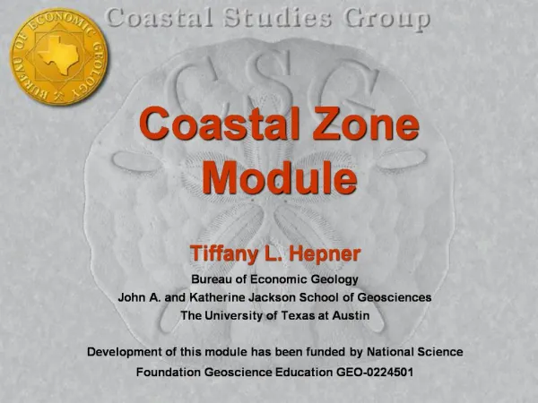 Coastal Zone Module