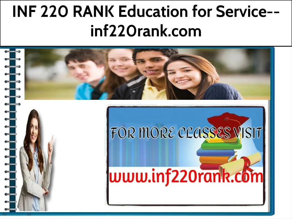 inf 220 rank education for service inf220rank com