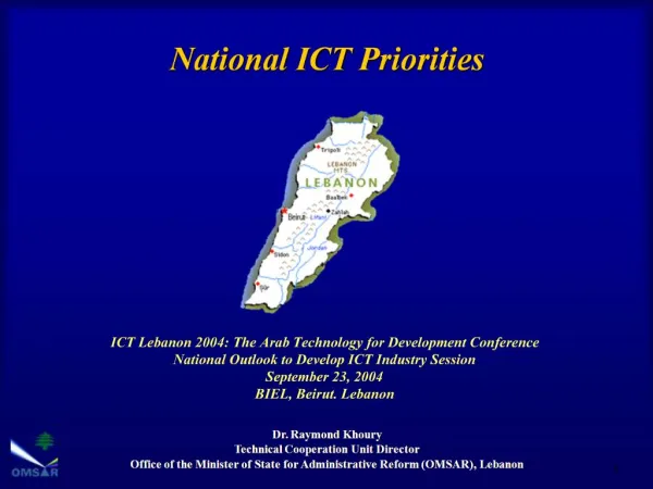 National ICT Priorities