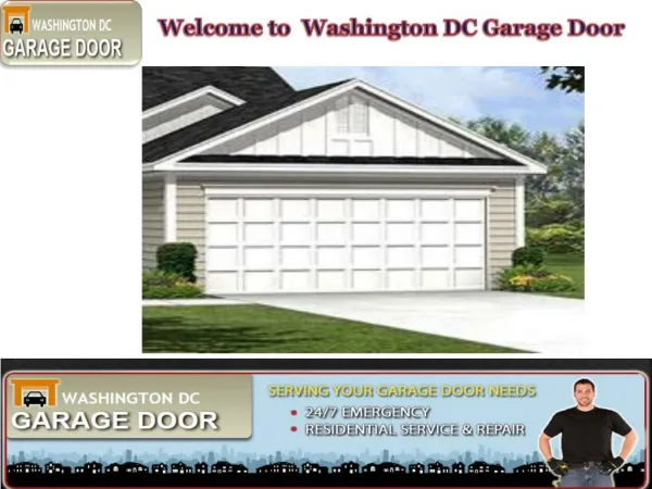 Best Garage Door Repair in Washington DC