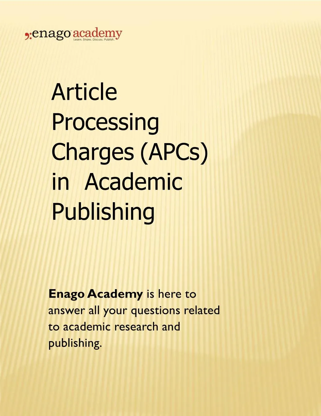article processing charges apcs in academic
