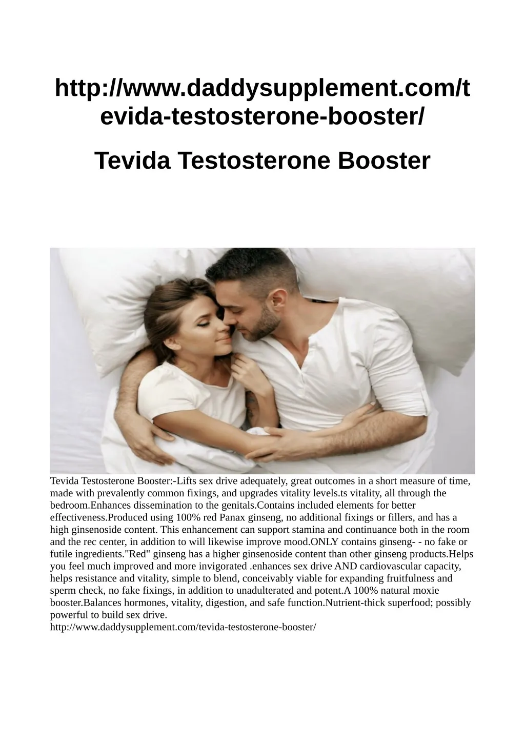 http www daddysupplement com t evida testosterone