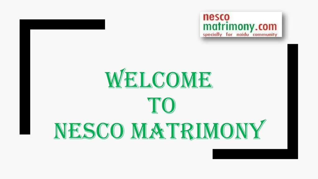 welcome to nesco matrimony