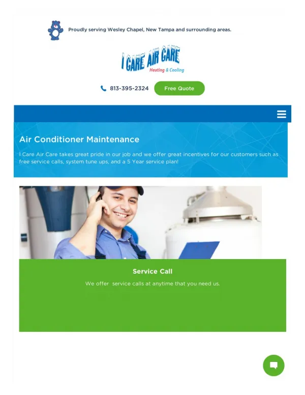 Air Conditioner Maintenance and Service in Pasco County, Florida