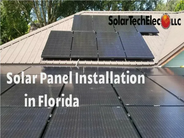 Top Solar Panel Installation in Florida with 0% down payment