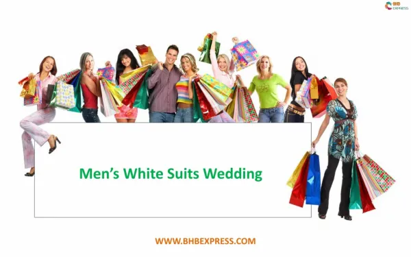 Mens White Suits Wedding - BHBExpress.com