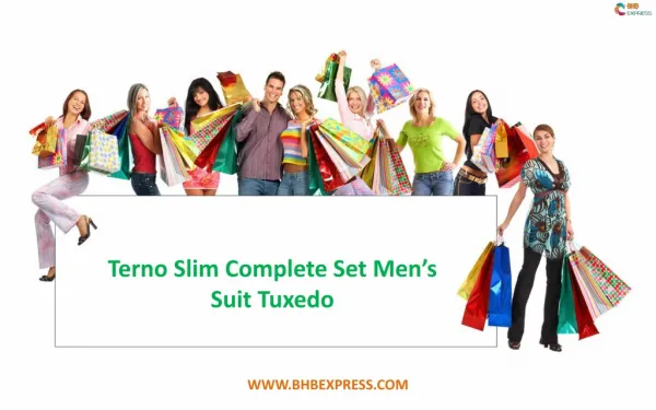 Terno Slim Complete Set Mens Suit Tuxedo - BHBExpress.com