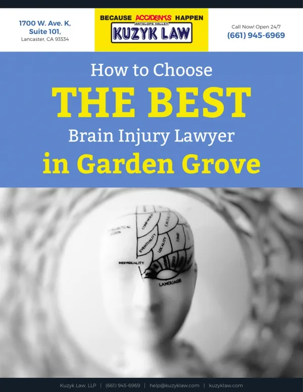 How to Choose the Best Brain Injury Lawyer in Garden Grove