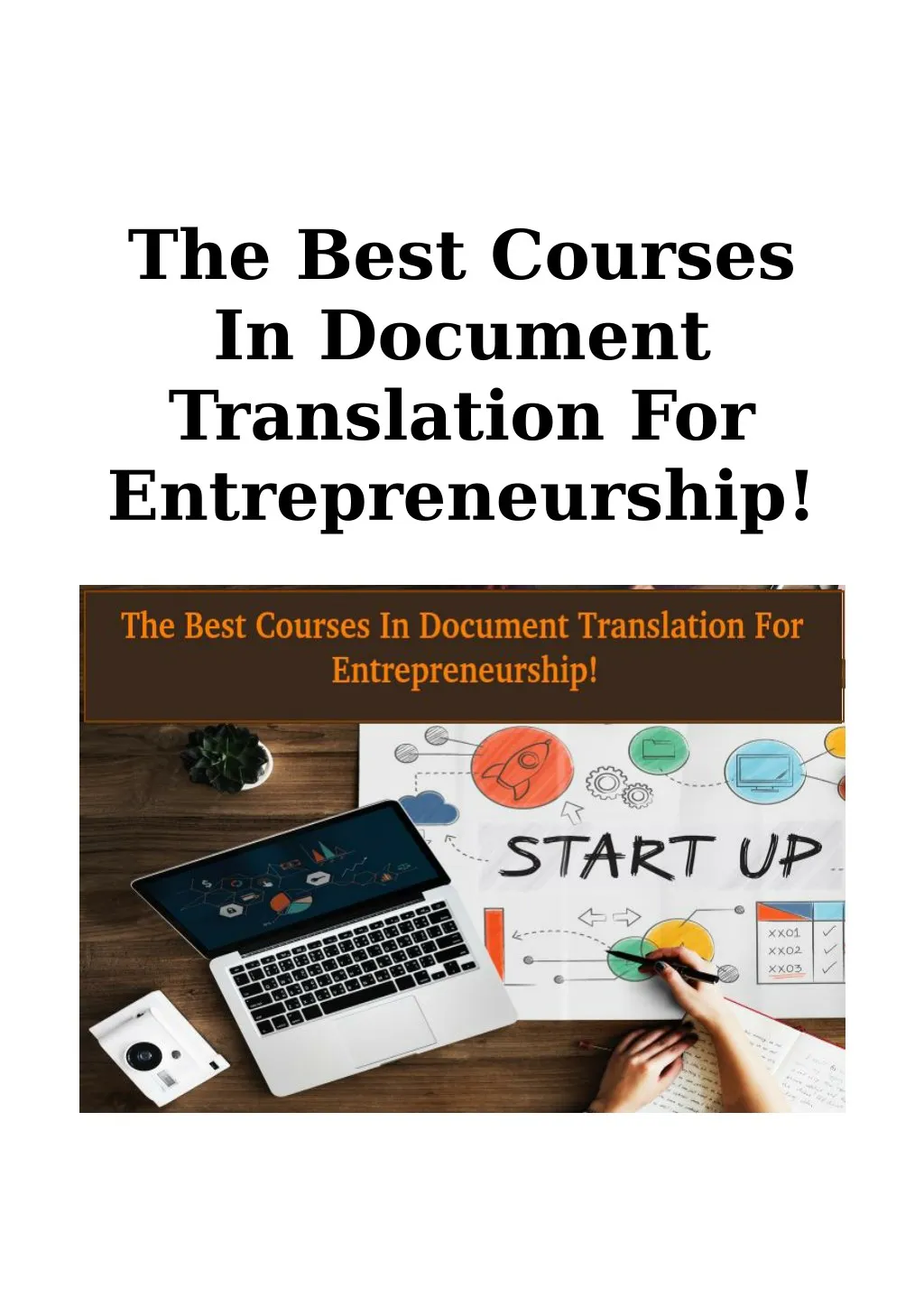 the best courses in document translation