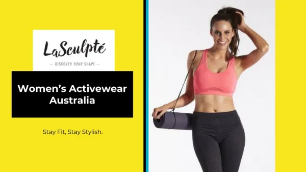 Get Women's Activewear & Gym wear In Australia From LaSculpte