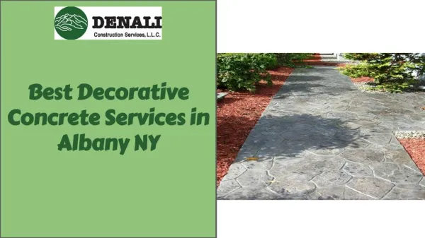 Best Decorative Concrete Services in Albany, NY