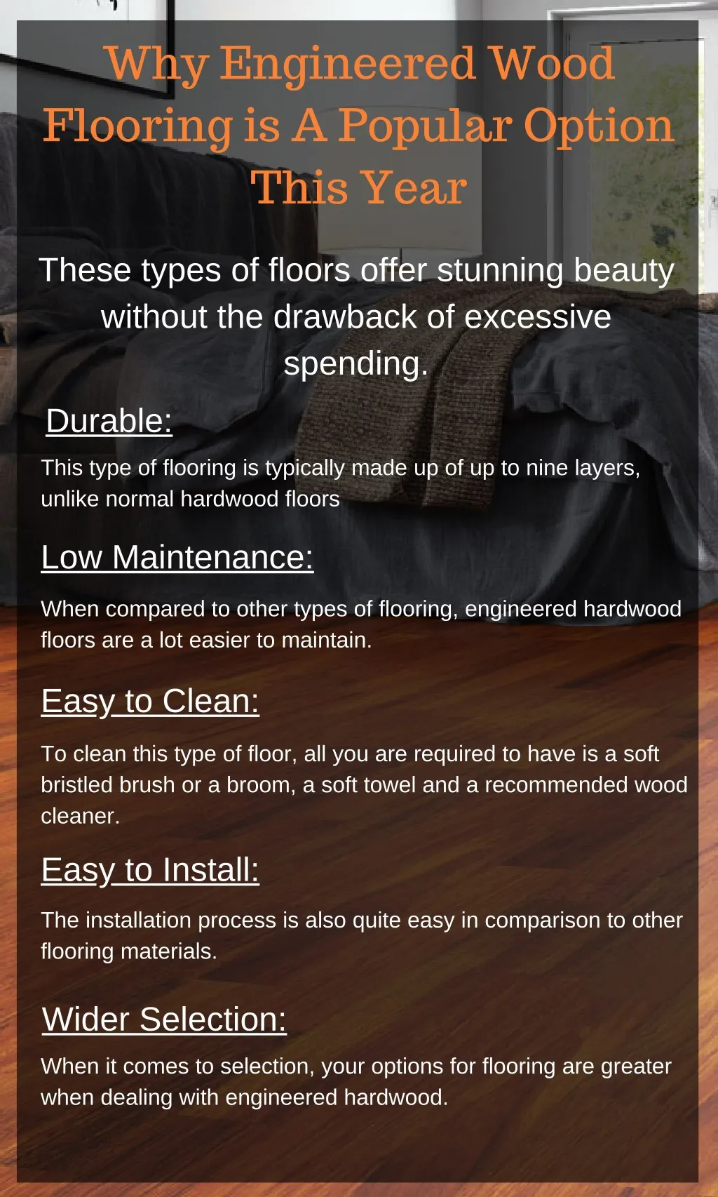 why engineered wood flooring is a popular option