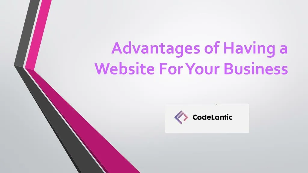 advantages of having a website for your business