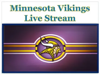Minnesota Vikings Live Stream
